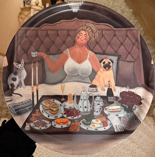 Serveringsbricka ”Frukost på Tanyas vis”