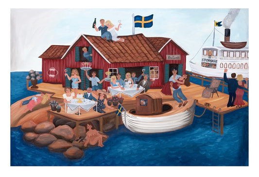 FineArt Print "Ljuva sommar på Bullerö" 70x100cm